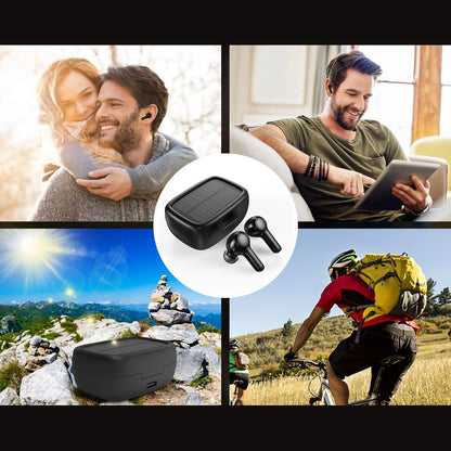 Choetech TWS wireless headphones with solar panel black (BH-T09)_5