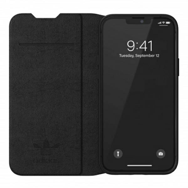 Adidas OR Booklet Case BASIC iPhone 13 Pro Max 6,7" czarno biały/black white 47127_4
