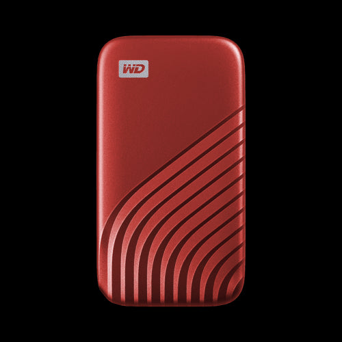 SANDISK MY PASSPORT TM SSD 1TB RED, 1050MB/S READ, 1000MB/S WRITE, PC & MAC COMPATIABLE_0