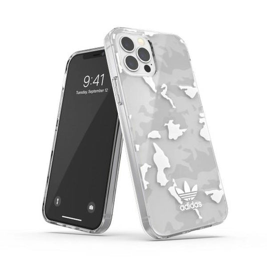 Adidas OR SnapCase Camo iPhone 12/12 Pro transparent/white 43705_0