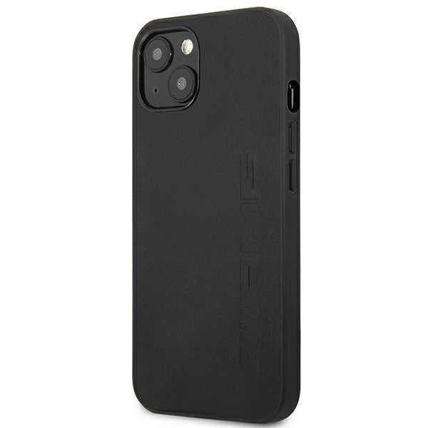 AMG AMHCP14MDOLBK iPhone 14 Plus 6.7 "black / black hardcase Leather Hot Stamped_1