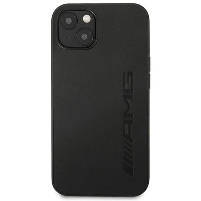 AMG AMHCP14MDOLBK iPhone 14 Plus 6.7 "black / black hardcase Leather Hot Stamped_2
