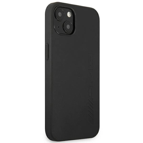 AMG AMHCP14MDOLBK iPhone 14 Plus 6.7 "black / black hardcase Leather Hot Stamped_3