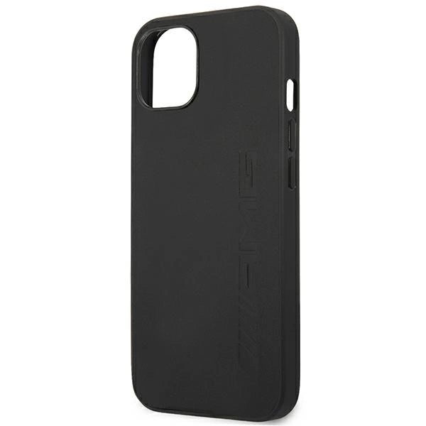 AMG AMHCP14MDOLBK iPhone 14 Plus 6.7 "black / black hardcase Leather Hot Stamped_5
