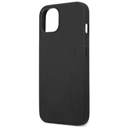 AMG AMHCP14MDOLBK iPhone 14 Plus 6.7 "black / black hardcase Leather Hot Stamped_5