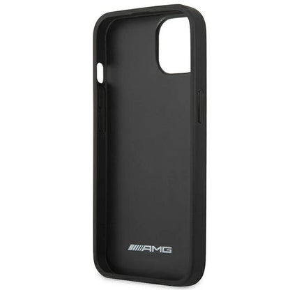 AMG AMHCP14MDOLBK iPhone 14 Plus 6.7 "black / black hardcase Leather Hot Stamped_6