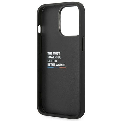 Case BMW BMHCP14L22NBCK iPhone 14 Pro 6.1 &quot;black / black Leather Carbon_6
