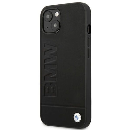 Case BMW BMHCP14MSLLBK iPhone 14 Plus 6.7 &quot;black / black Leather Stamp_1