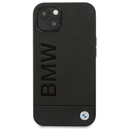 Case BMW BMHCP14MSLLBK iPhone 14 Plus 6.7 &quot;black / black Leather Stamp_2