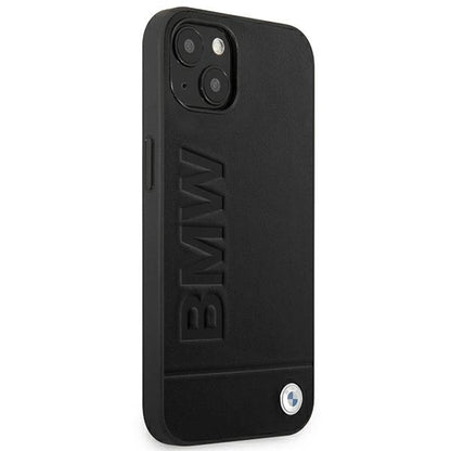 Case BMW BMHCP14MSLLBK iPhone 14 Plus 6.7 &quot;black / black Leather Stamp_3