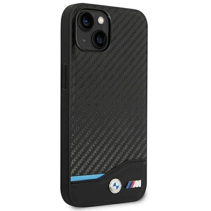 Case BMW BMHCP14S22NBCK iPhone 14 6.1 &quot;black / black Leather Carbon_3