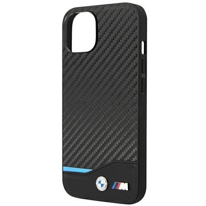 Case BMW BMHCP14S22NBCK iPhone 14 6.1 &quot;black / black Leather Carbon_5