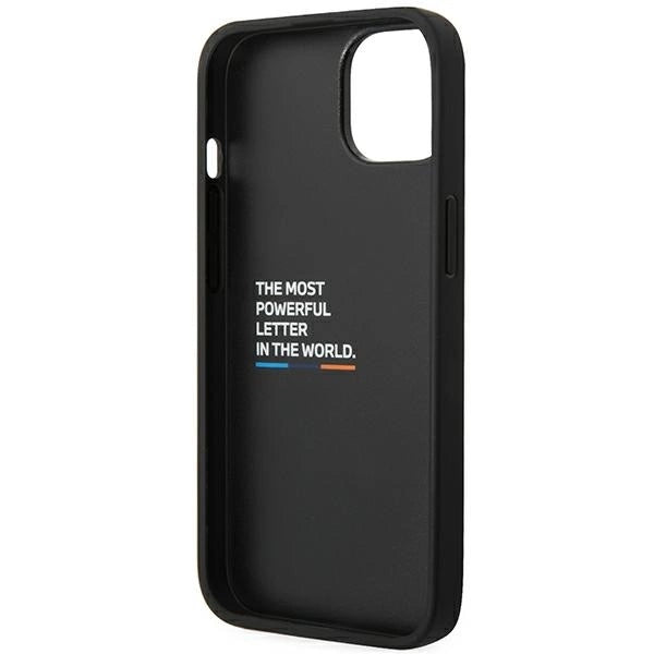 Case BMW BMHCP14S22NBCK iPhone 14 6.1 &quot;black / black Leather Carbon_6