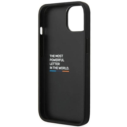 Case BMW BMHCP14S22NBCK iPhone 14 6.1 &quot;black / black Leather Carbon_6