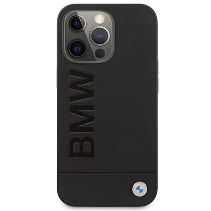 Etui BMW BMHMP14LSLLBK iPhone 14 Pro 6,1" czarny/black hardcase Signature Logo Imprint Magsafe_2