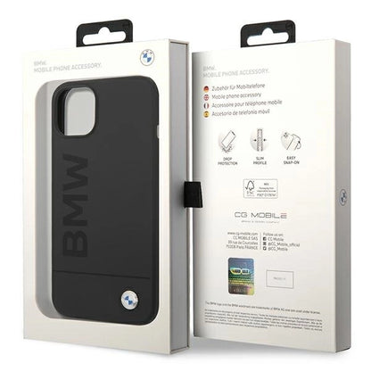 Case BMW BMHMP14MSLBLBK iPhone 14 Plus 6.7 &quot;black / black hardcase Silicone Signature Logo Magsafe_8