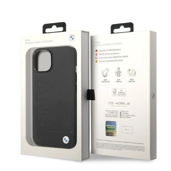 Case BMW BMHMP14MSLLBK iPhone 14 Plus 6.7 &quot;black / black hardcase Signature Logo Imprint Magsafe_7