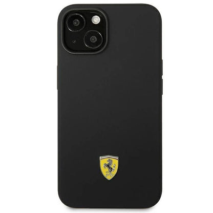 Ferrari FEHCP14SSIBBK iPhone 14 6.1" black/black hardcase Silicone Metal Logo_2