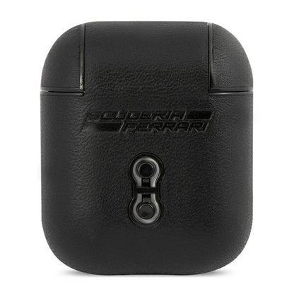Ferrari FESA2LEBK AirPods cover black/black On Track Leather_2