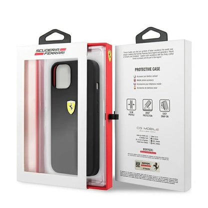 Ferrari FESSIHCP13SBK iPhone 13 mini 5.4" black/black hardcase Silicone_7