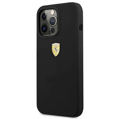 Ferrari FESSIHCP13XBK iPhone 13 Pro Max 6.7&quot; black/black hardcase Silicone_1