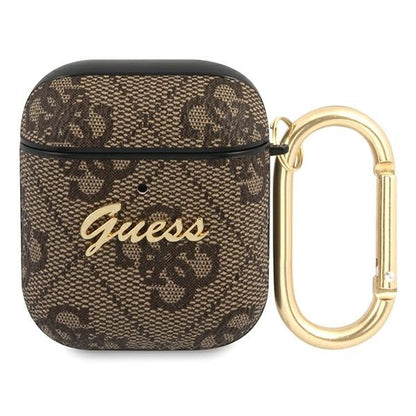 Guess GUA24GSMW AirPods cover brown / brown 4G Script Metal Collection_0