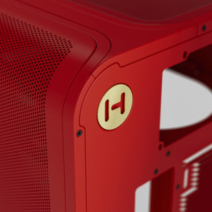 Caixa ATX HYTE X50 Red Midi-Tower Vidro Temperado