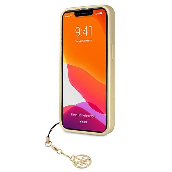 Guess GUHCP13LGF4GBR iPhone 13 Pro / 13 6.1 "brown / brown hardcase 4G Charms Collection_4