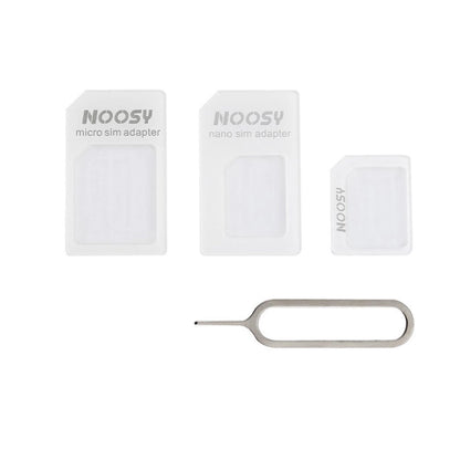 Noosy Adapter Nano Micro Sim 3in1 iPhone Set + key_1