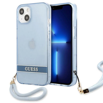 Guess GUHCP13MHTSGSB iPhone 13 6.1 "blue / blue hardcase Translucent Stap_0