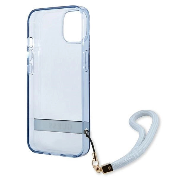 Guess GUHCP13MHTSGSB iPhone 13 6.1 "blue / blue hardcase Translucent Stap_6