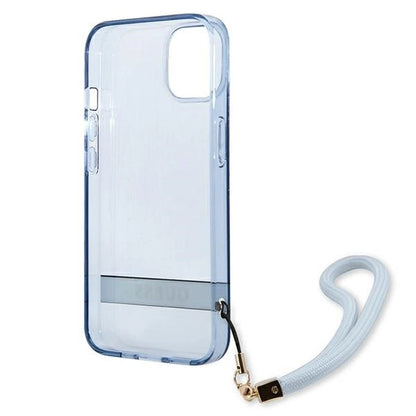 Guess GUHCP13SHTSGSB iPhone 13 mini 5,4 &quot;blue / blue hardcase Translucent Stap_6