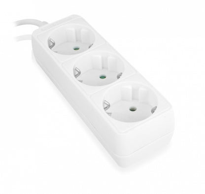 Ewent EW3958 base múltiple 1,5 m 3 salidas AC Interior Blanco_3