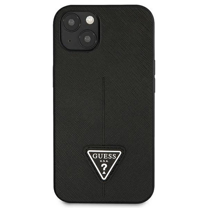 Guess GUHCP13SPSATLK iPhone 13 mini 5,4 &quot;black / black hardcase SaffianoTriangle Logo_2