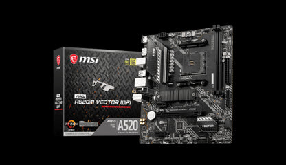 MSI MAG A520M VECTOR WIFI placa base AMD A520 Zócalo AM4 micro ATX_4