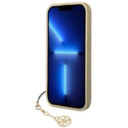 Guess GUHCP14LGF4GBR iPhone 14 Pro 6.1 &quot;brown / brown hardcase 4G Charms Collection_3