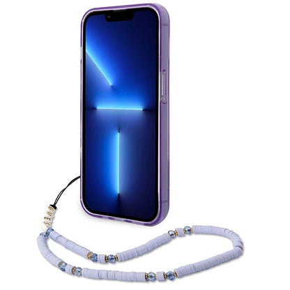 Guess GUHCP14LHGCOHU iPhone 14 Pro 6.1&quot; purple/purple hardcase Translucent Pearl Strap_3