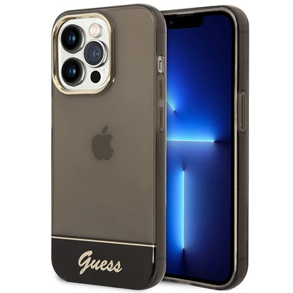 Guess GUHCP14LHGCOK iPhone 14 Pro 6.1 "black / black hardcase Translucent_0