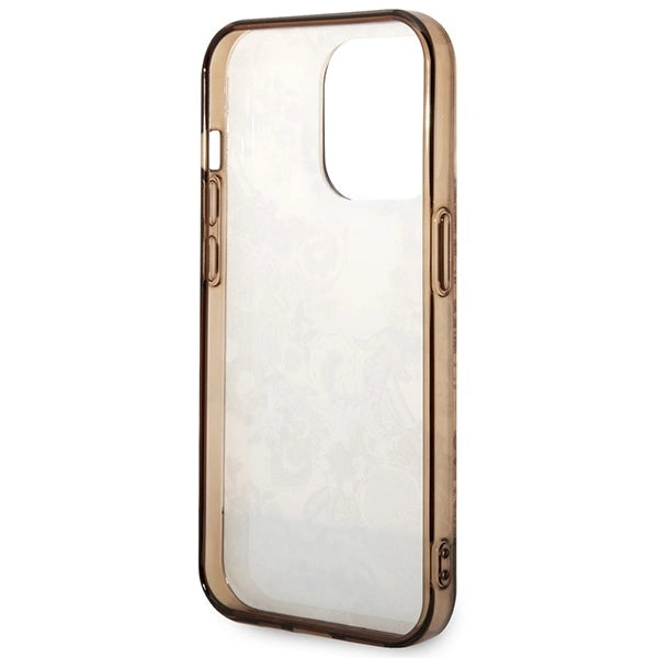 Guess GUHCP14LHGPLHC iPhone 14 Pro 6.1" ocher hardcase Porcelain Collection_6