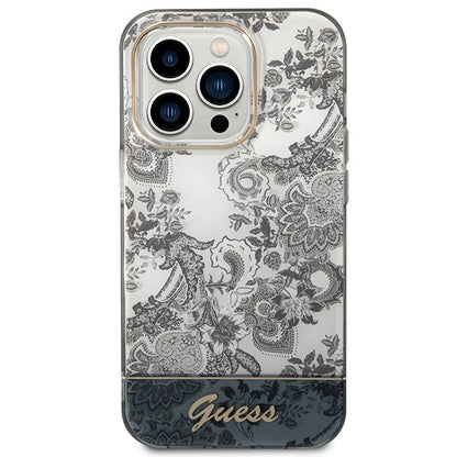 Guess GUHCP14LHGPLHG iPhone 14 Pro 6.1" grey/grey hardcase Porcelain Collection_2