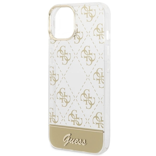 Guess GUHCP14MHG4MHG iPhone 14 Plus 6.7 "gold / gold hardcase 4G Pattern Script_5