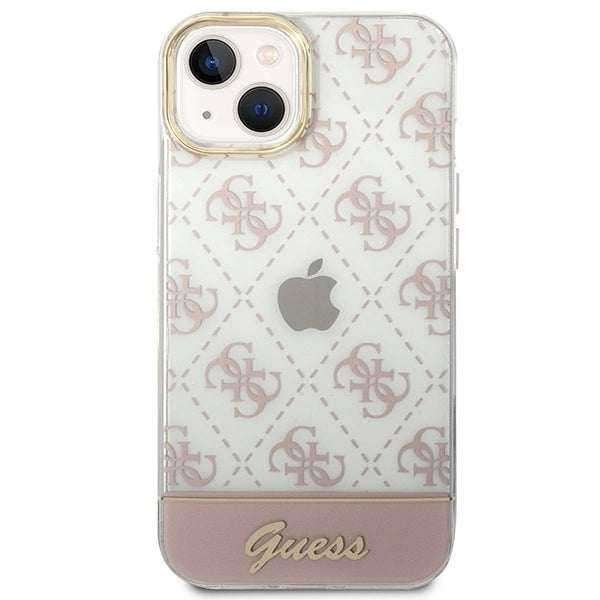 Guess GUHCP14MHG4MHP iPhone 14 Plus 6.7 "pink / pink hardcase 4G Pattern Script_2
