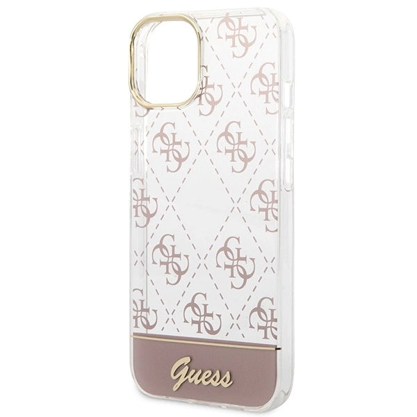 Guess GUHCP14MHG4MHP iPhone 14 Plus 6.7 "pink / pink hardcase 4G Pattern Script_5
