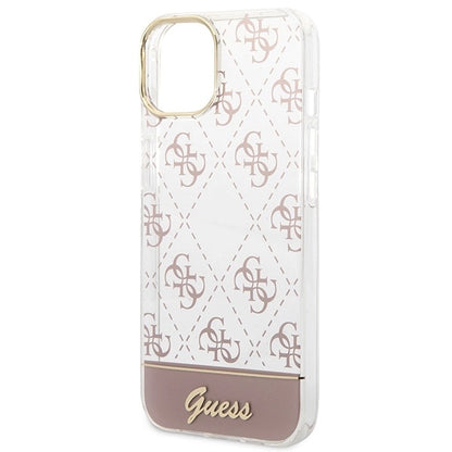 Guess GUHCP14MHG4MHP iPhone 14 Plus 6.7 "pink / pink hardcase 4G Pattern Script_5