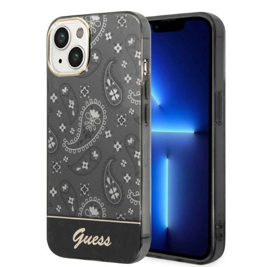 Guess GUHCP14MHGBNHK iPhone 14 Plus 6.7" black/black hardcase Bandana Paisley_0