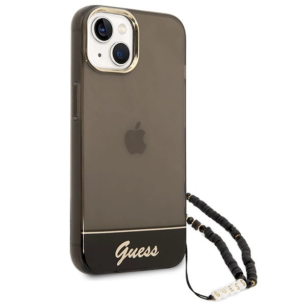 Guess GUHCP14MHGCOHK iPhone 14 Plus 6,7 "black / black hardcase Translucent Pearl Strap_2