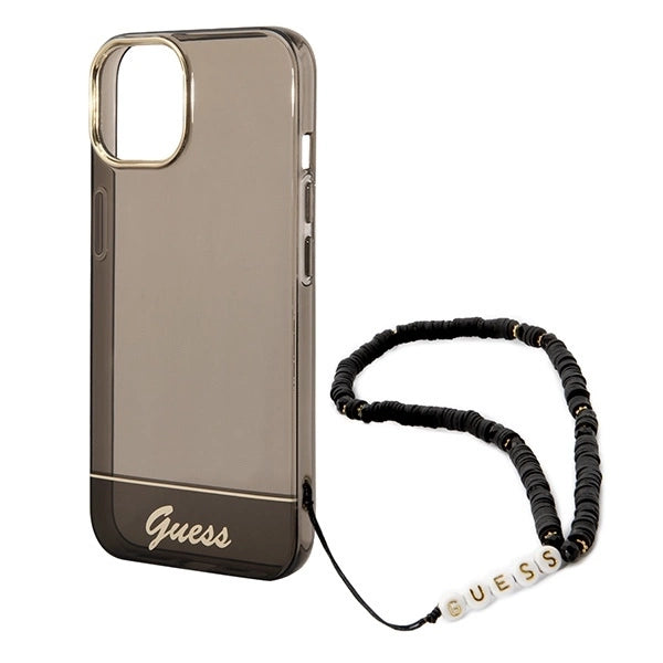 Guess GUHCP14MHGCOHK iPhone 14 Plus 6,7 "black / black hardcase Translucent Pearl Strap_4