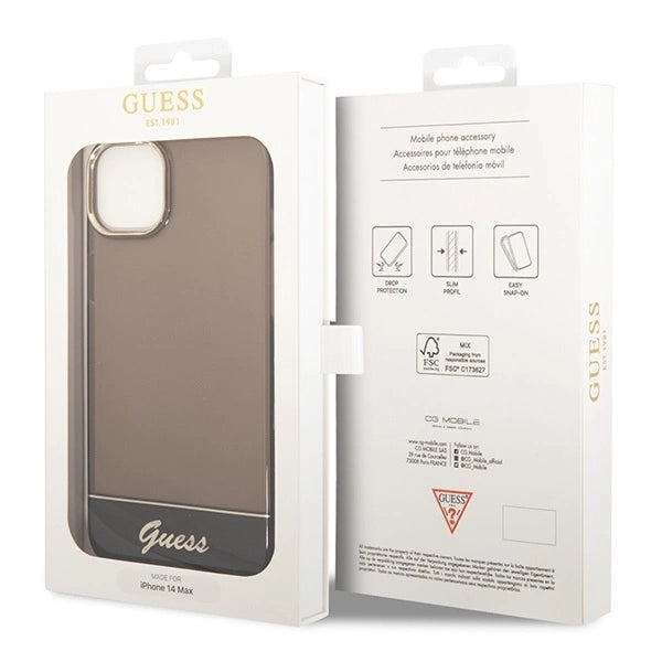 Guess GUHCP14MHGCOK iPhone 14 Plus 6.7 "black / black hardcase Translucent_7