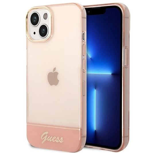Guess GUHCP14MHGCOP iPhone 14 Plus 6.7 &quot;pink / pink hardcase Translucent_0
