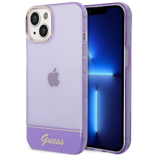 Guess GUHCP14MHGCOU iPhone 14 Plus 6.7 &quot;violet / purple hardcase Translucent_0